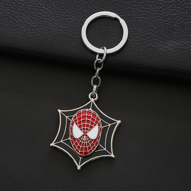 TEMU Portachiavi girevole Marvel 1 pz per borse, portachiavi serie supereroi, ciondolo per a animati, portachiavi Avengers per donna, portachiavi per