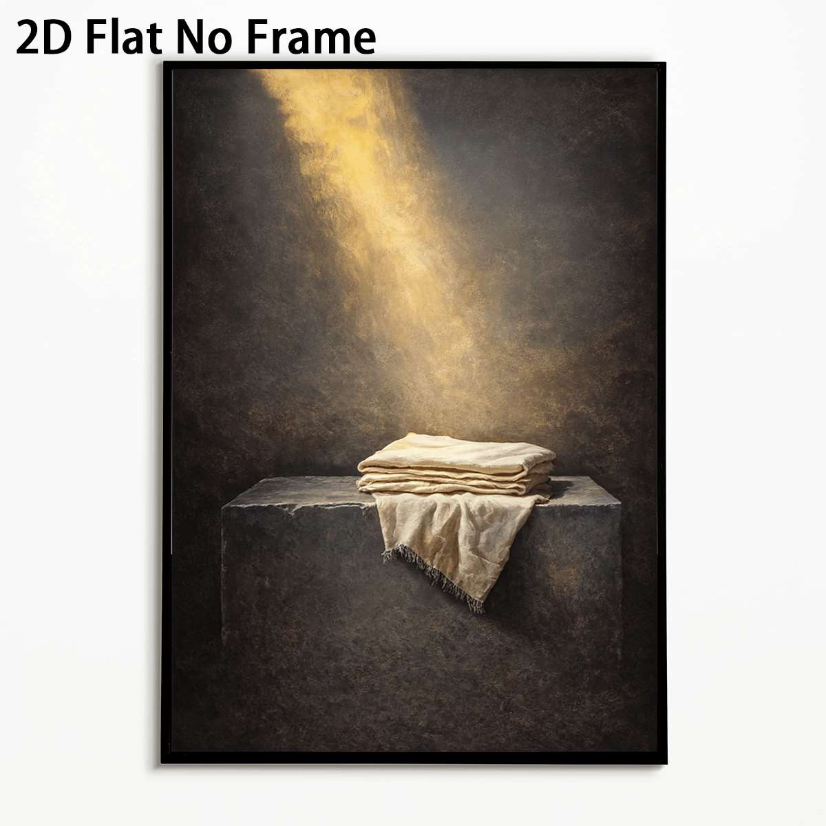 TEMU 2d Flat, 2d Flat, 1pc, Wall Art, Still Life Canvas Posters, Unframed Art Prints, Modern Canvas Painting, Bedroom Kitchen Bathroom Wall Decor,