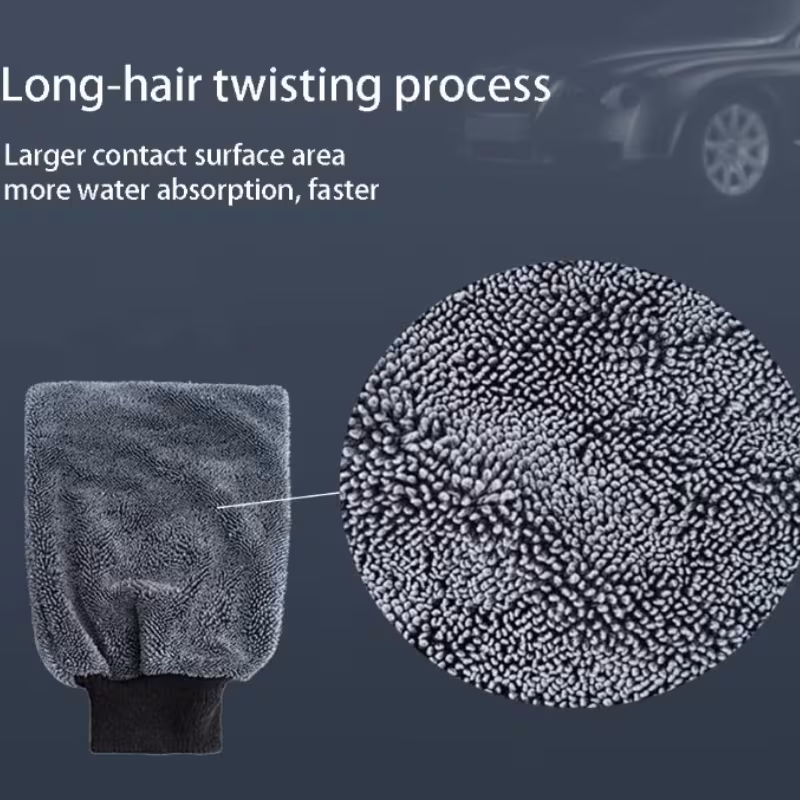 cleaning gloves suitable for car wash glass elastic cuffs reusable and washable Product details 4