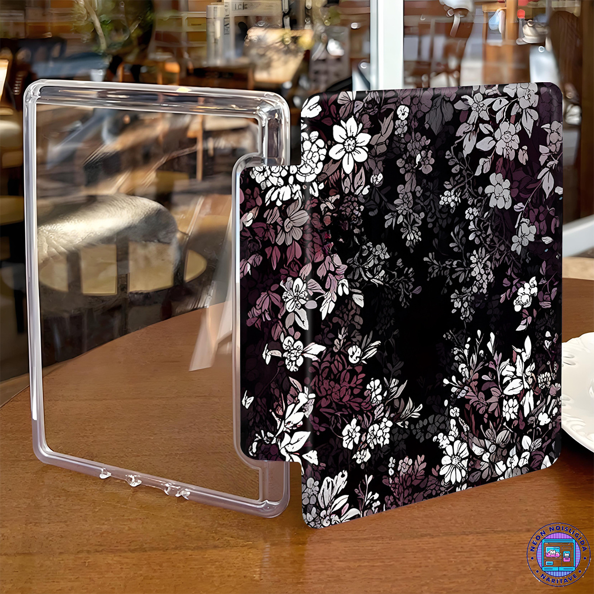 TEMU Blossoms Case For 7/6.8/6 Inch Paperwhite(12th/11th/10th/8/7/6/5th Generation-2024/2025)| , And Transparent Tpu Back Cover, Painted Illustration