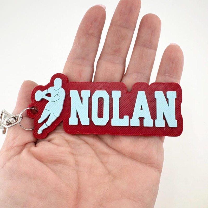 TEMU 2d Flat Personalized Name Plate Keychain, Bag Tag, Suitable For Student Backpacks As A Friend Gift