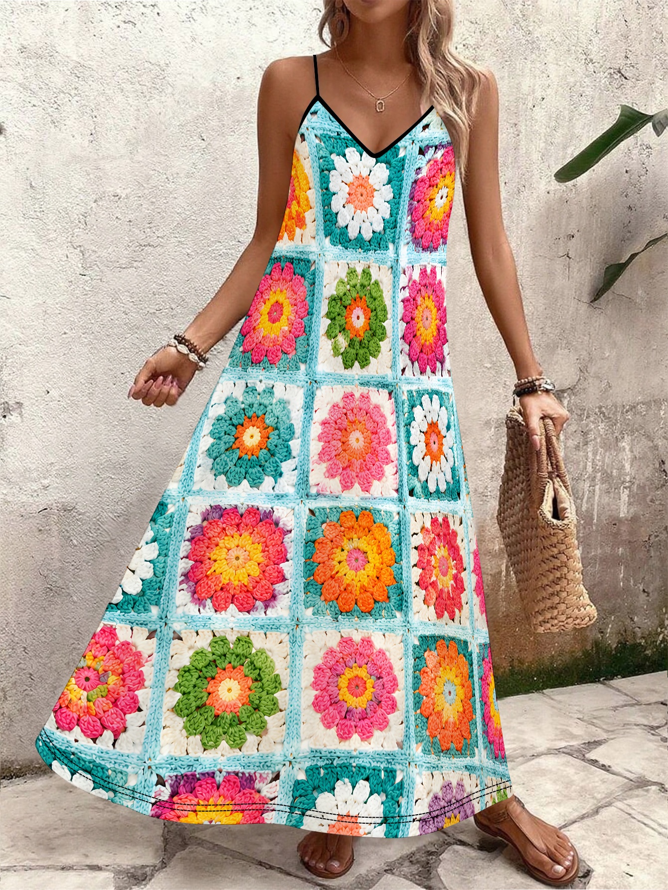 crochet beach dress australia wear sold on Temu Neck Short Sleeve Cover