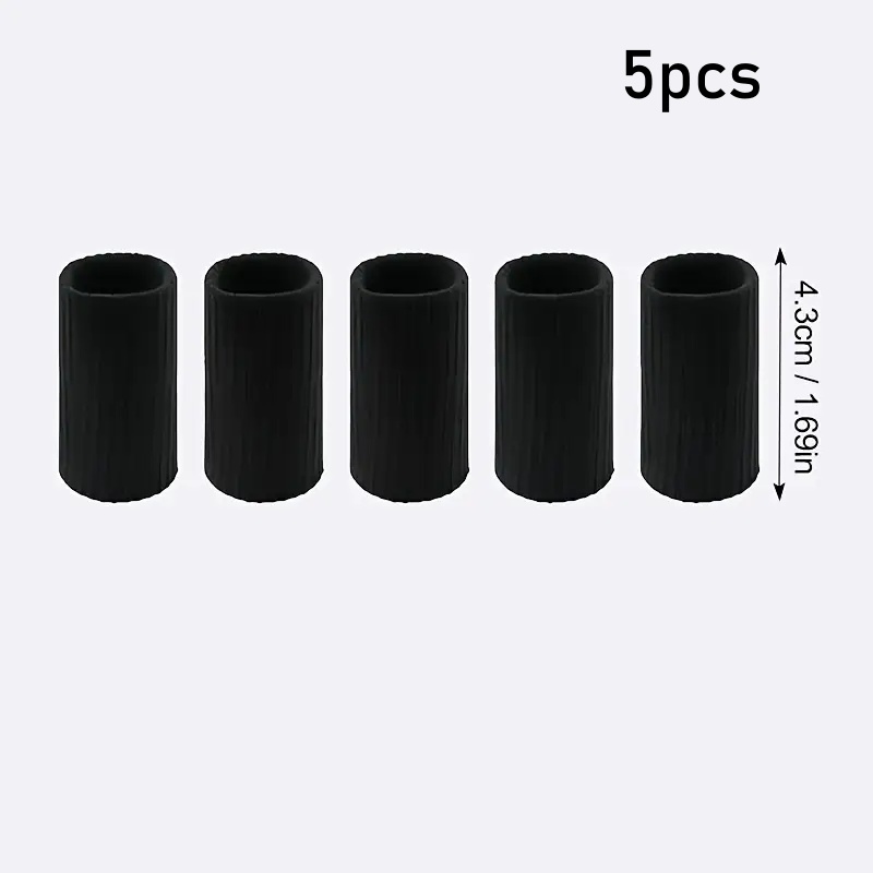 5pcs Finger Compression Sleeves, High Elasticity And , Soft And Comfortable, Suitable For Basketball, Sports Festivals, Volleyball, Table Tennis, Fitness, Christmas And Other Outdoor Sports