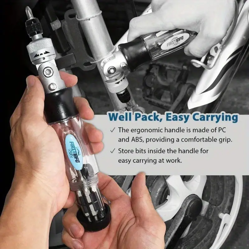 14pcs high torque steel balls ratchet screwdriver set with transparent handle, bits for watch and glasses repair, watch repair tools, ergonomic grip, precision engineering, multitool screwdriver, repairers, , durable construction, diy enthusiasts Product details 4
