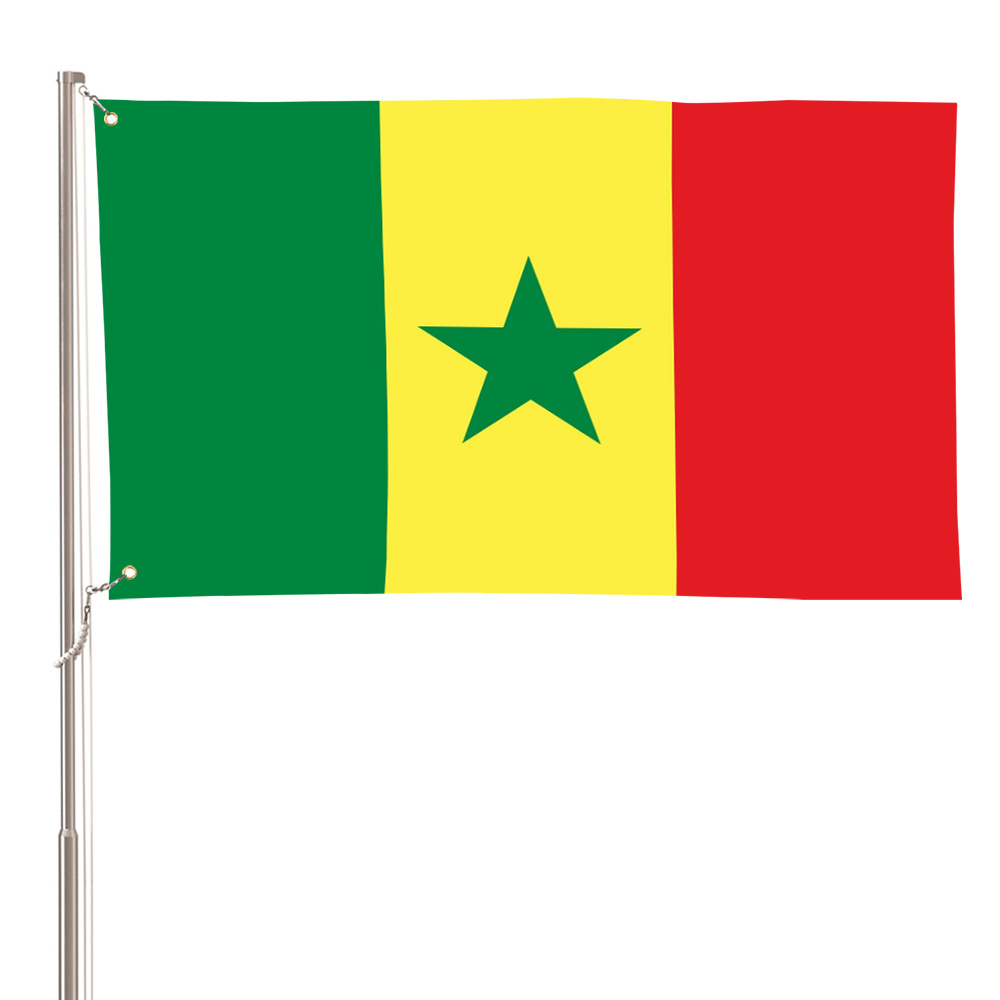 

Utilisation Multifonctionnelle, National du Sénégal - Bannière Extérieure en Polyester , 3x5ft - pour les Célébrations Saisonnières & les Fêtes