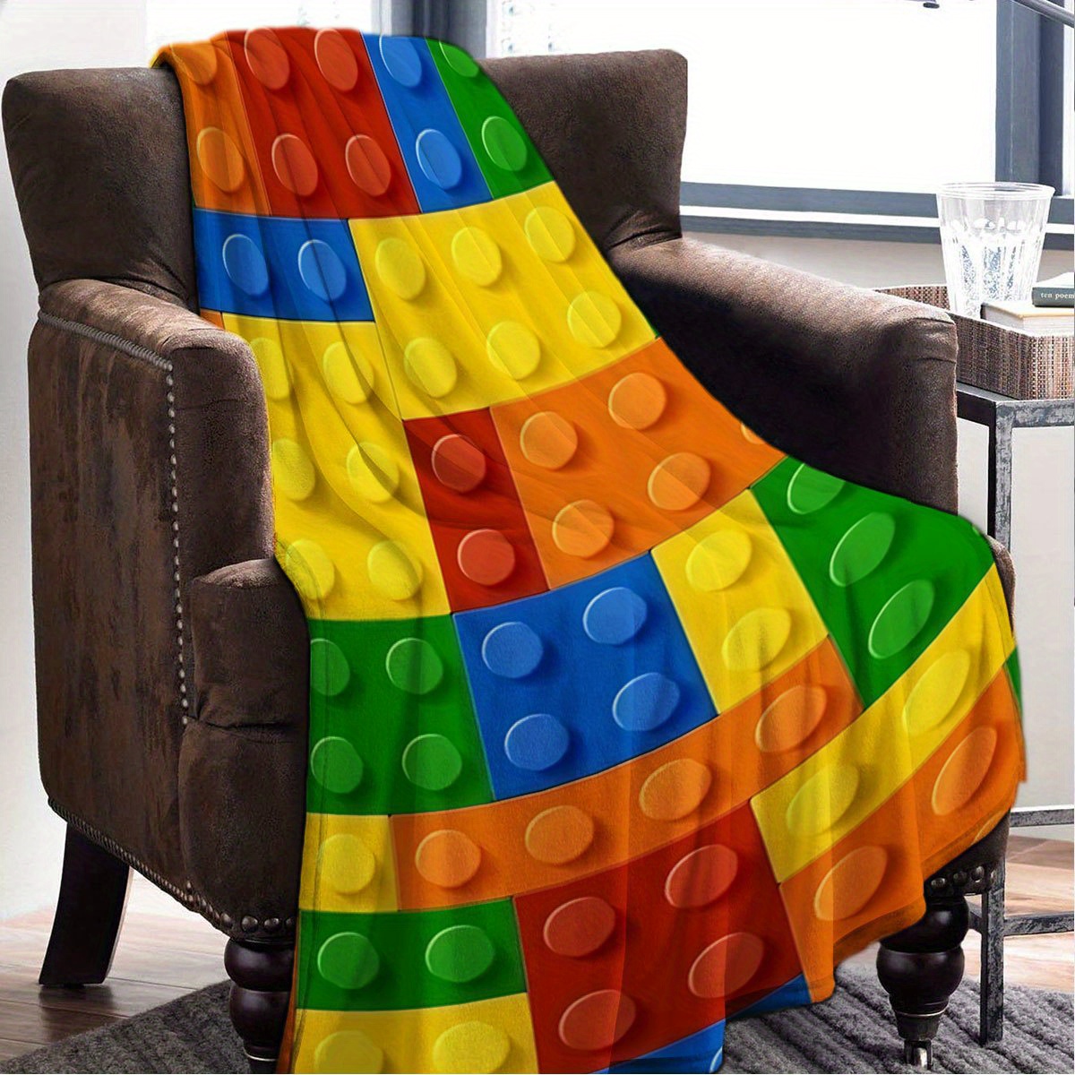TEMU Blankets And , Brightening Of Life. Patterned Blankets, Bed Throws, Towel Blankets, Nap Blankets, Leisure Blankets, Travel Blankets - Soft,