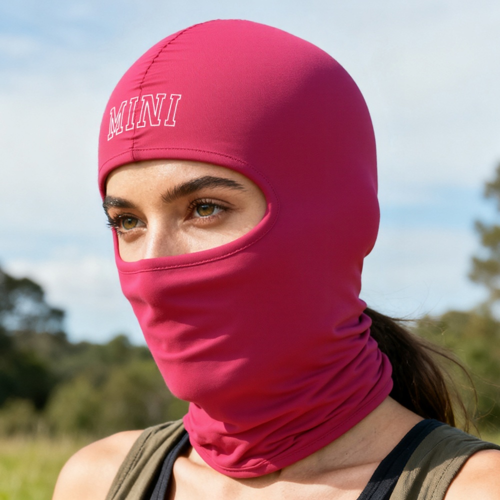 mini text print balaclava hat 1 3pcs womens outdoor cover windproof dustproof breathable face mask full coverage neck gaiter for cycling running skiing unisex sun visor in running face mask dustproof outdoor gear breathable balaclava