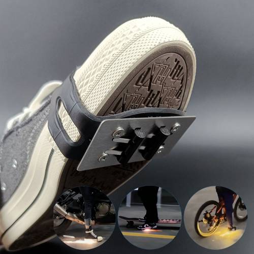 3 5pcs bicycle shoe covers motorcycle brake shoe sole lightning