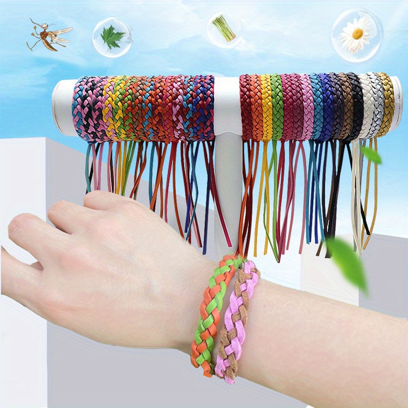 6/10pcs Colorful Braided Bracelets Bohemian Style Couples' Wristbands