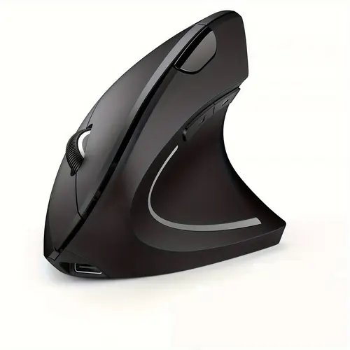 2025 newest ergonomic rechargeable vertical wireless mouse silent 2 4ghz optical mouse with 6 buttons 5 adjustable dpi levels ergonomic ergo mouse for laptop desktop and pc