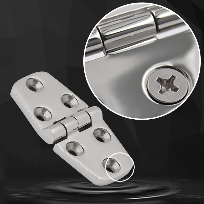 Marine-Grade Stainless Steel Hinges for Boat Hatches