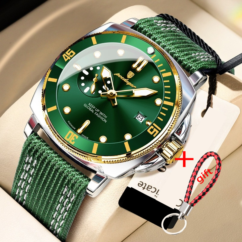 TEMU Fashionable Men's Watch, Round Men's Watch, Suitable For Wearing With Casual Wear, Full Of Fashion Sense, New Year's Gift, Christmas Gift,
