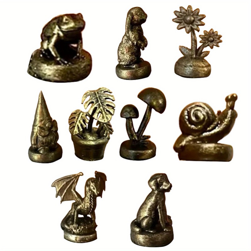 

Decorative Bronze Door Heads - Magnetic Cabinet And Furniture Hardware With Animal Designs, Featuring Frogs, Dinosaurs, Dogs, Cats, And Snails