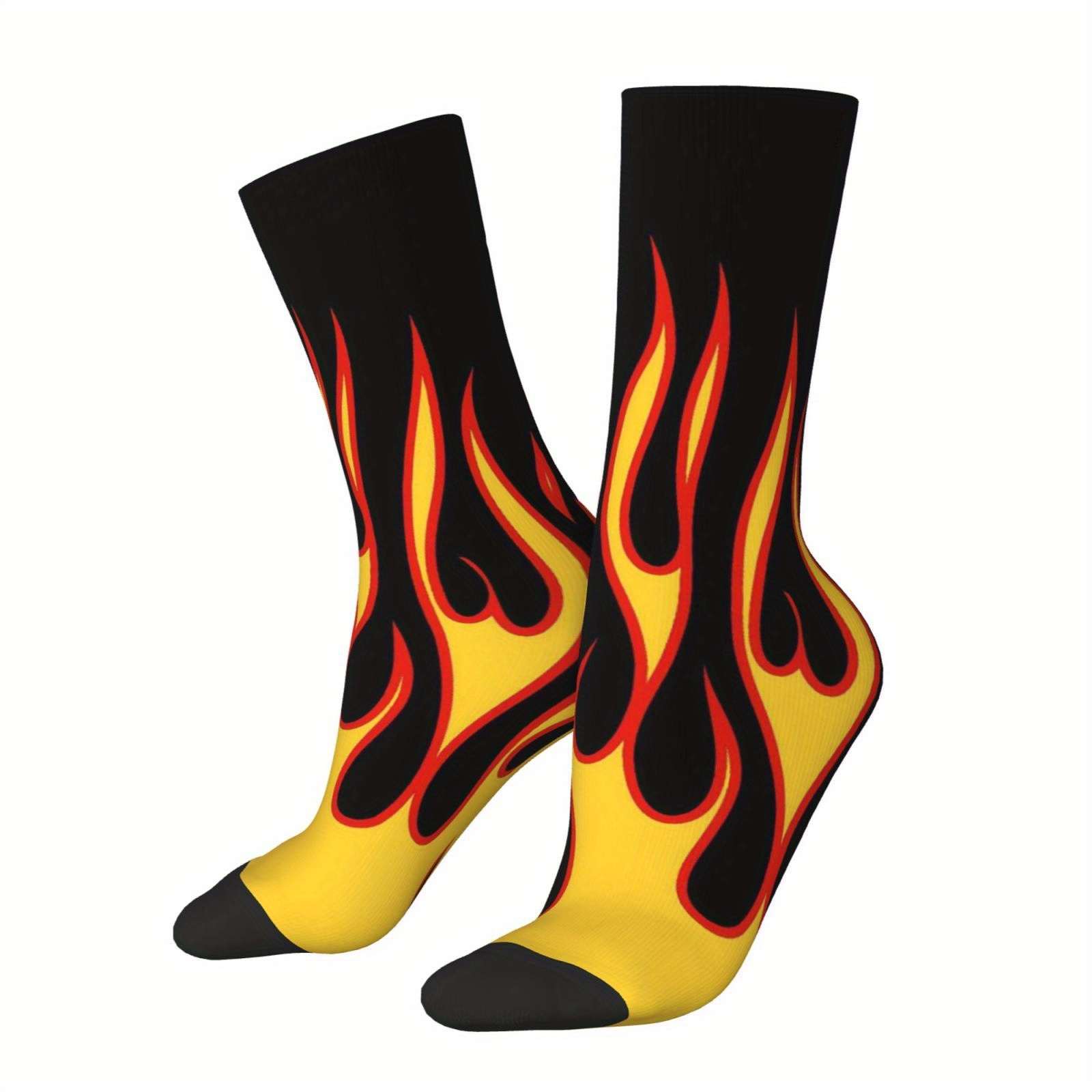 E-shop 1 Paar originelle Socken mit Ganzkörperdruck – Lustige & ungewöhnliche Muster – Polyester-Spandex-Mischung – Weich, atmungsaktiv,