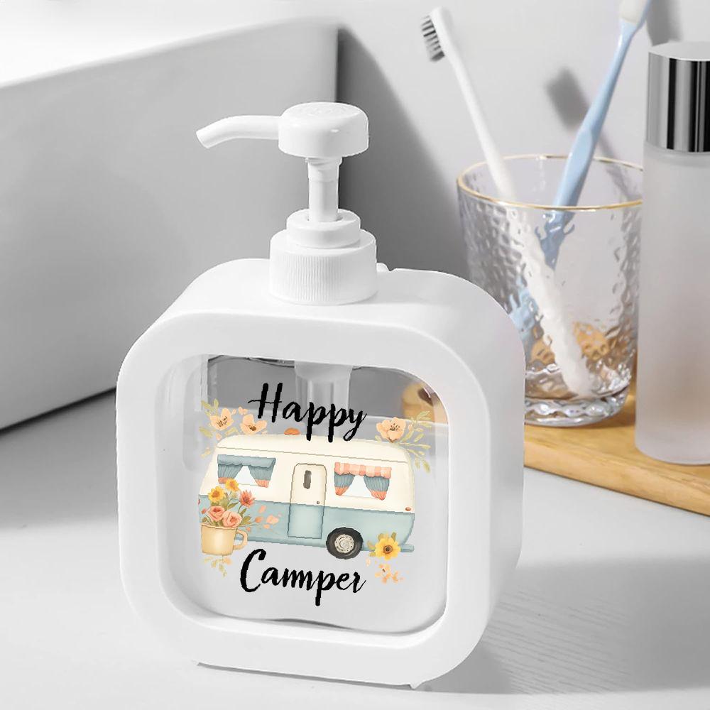 Image of Vintage Rv & Classic Campervan Soap Dispenser – Cute Kitchen & Bathroom Additions, Moisturizing Hand Soap Dispenser For Rv, Campervan