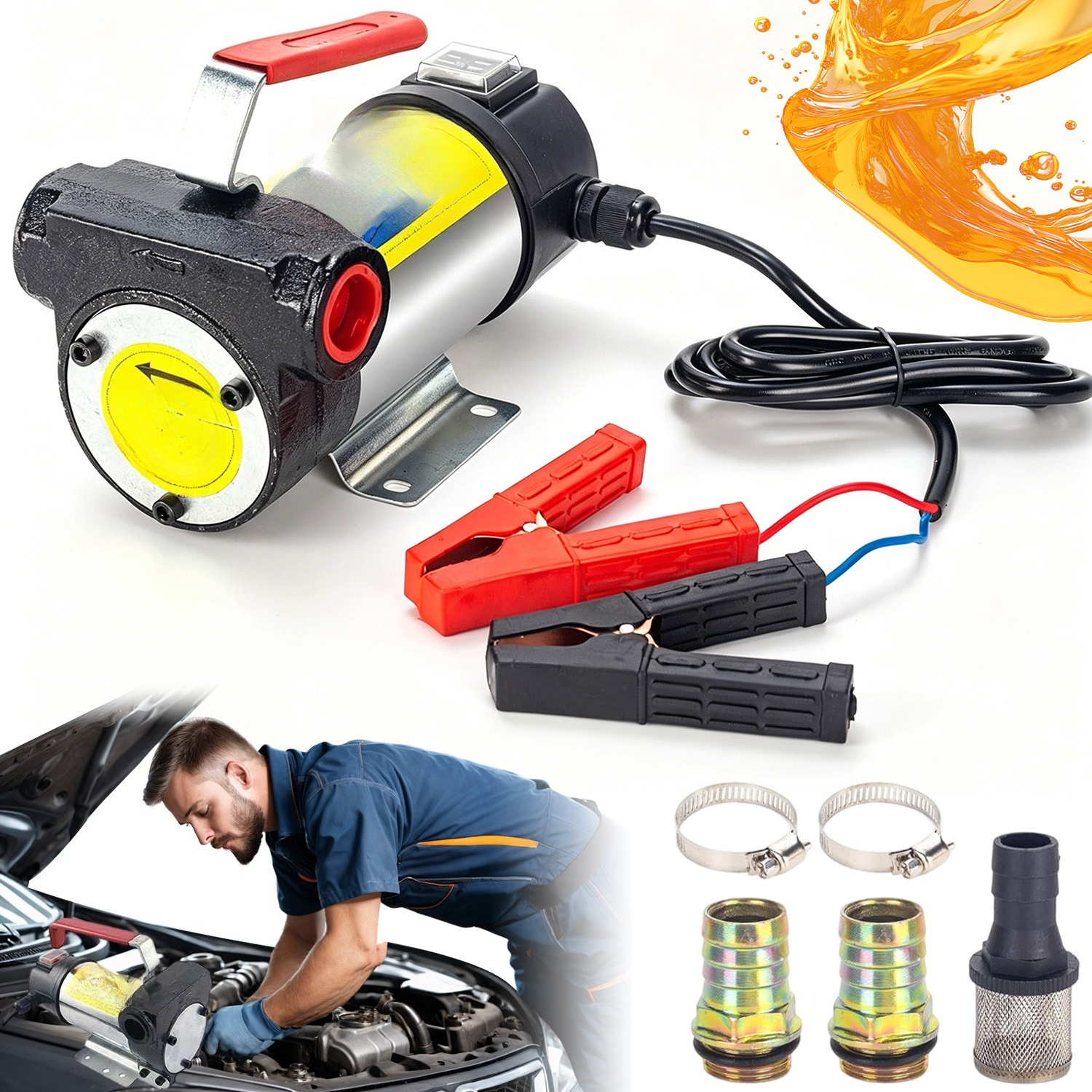 Image of 1pc Oil Pump Repair Kit Multipurpose Sealing Replacement Parts Fit Kerosene Engines Maintenance Additions For Engineering Vehicles Excavators Farm Agricultural Machinery Work