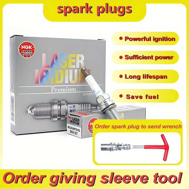 4pcs LASER IRIDIUM Spark Plugs For NGK ILZKAR8H8S 95112 Fit Honda - Foto 8