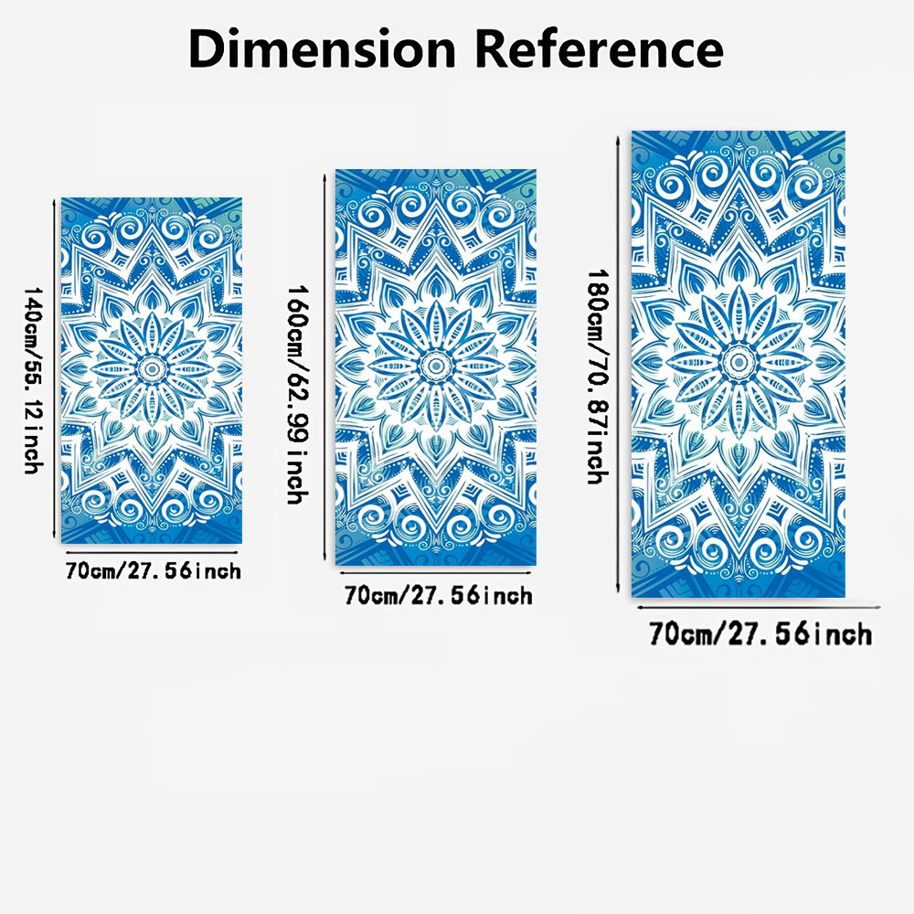 Large Turtle Print Beach Towel Lightweight Quick Drying Fabric_voghion.com
