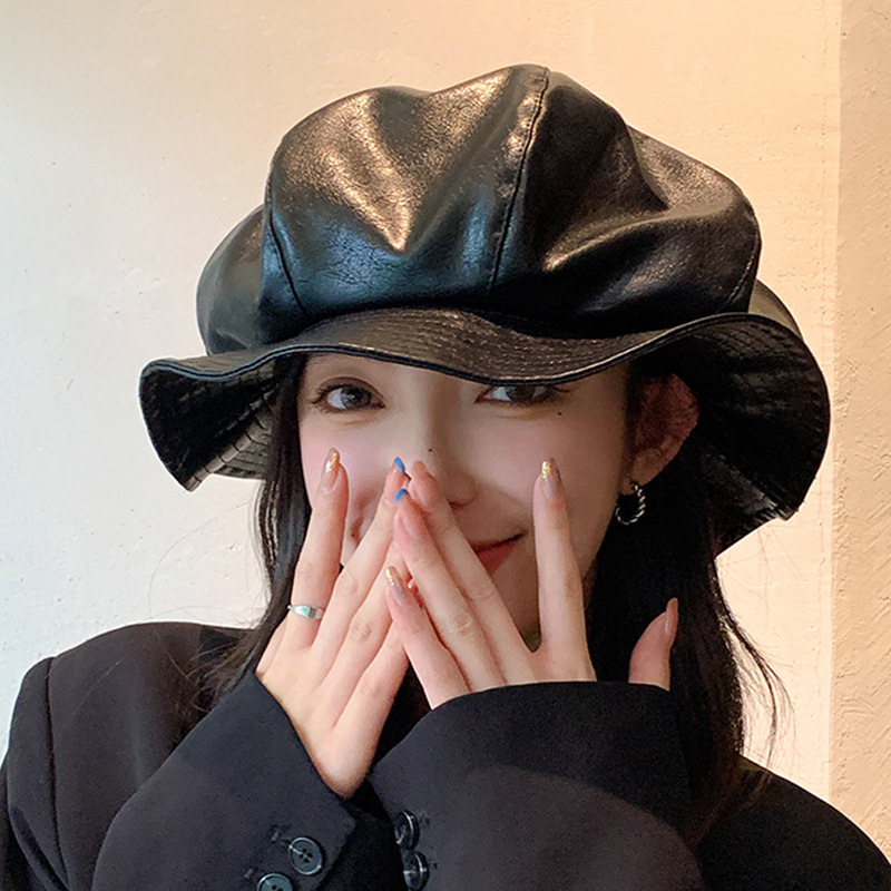 TEMU 1pc Of Women's Stylish Octagonal Beret Hat - A Lightweight And Warm Winter Cap Featuring A Six-, In Black And Brown Shades. This Cold Weather
