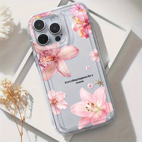 phone case 1 fashionable pink hibiscus flower air phone case suitable for iphone 17 16 15 14 13 12 11 pro plus xs xr x 8 7 se 2020