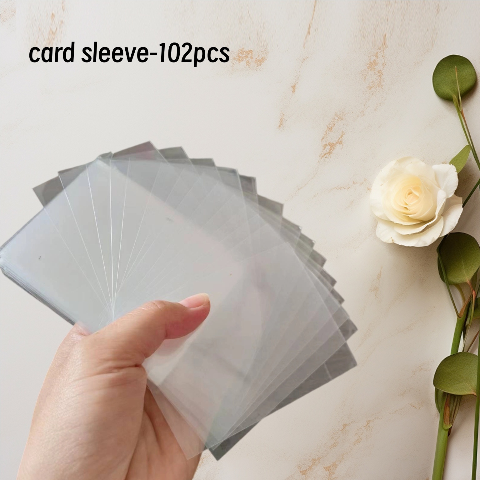 TEMU 102pcs 2.56x 3.54inch Sleeves- Anti-dirt, Self-sealing Protective Sleeves, Transparent Film Card Sleeves, Suitable For Protecting Cards, , And