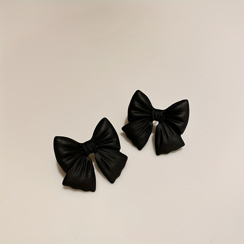 

A Unique Black Ear Alloy Jewelry, Elegant , Suitable For Women' Dating Earrings