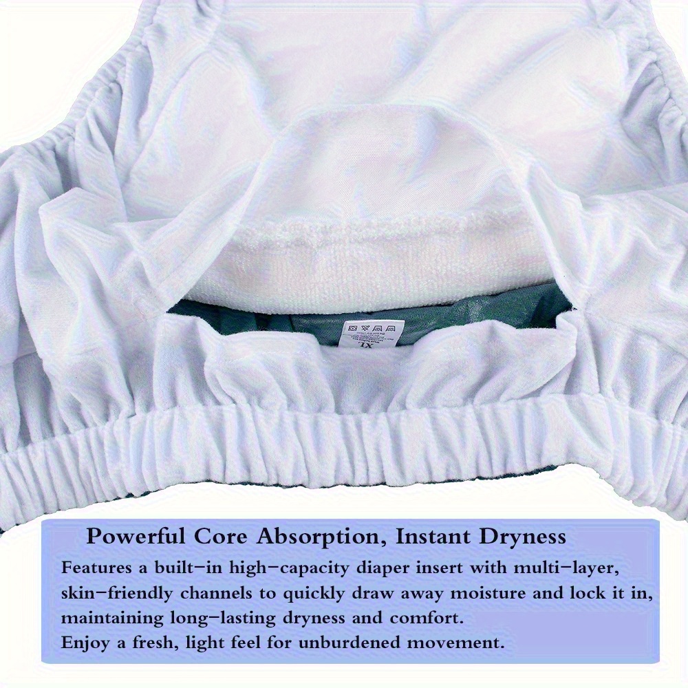 2pcs light beige friendly suede cloth lining adult cloth diaper 1pc 27x40cm wet bag   absorbent reusable diaper nappy   comfortable soft cloth diaper details 6