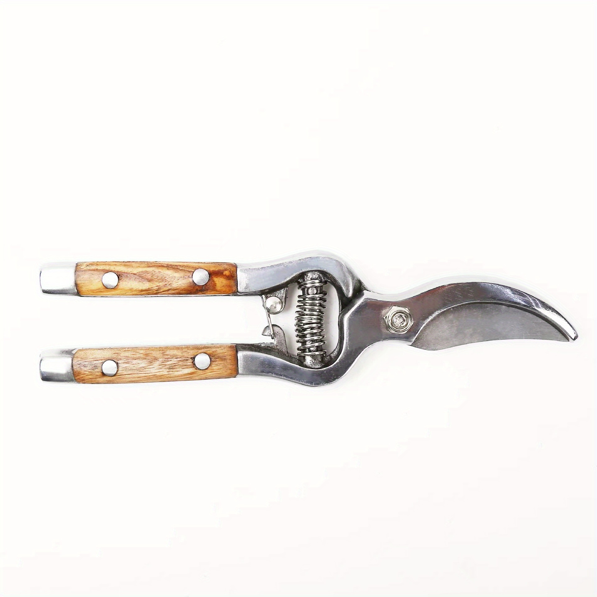 1pc, Wooden Handle Pruning Shears, Fruit Branch Scissors, Elbow Shears, Garden Shears, Fruit Picking Shears 8.07inch/20.5cm