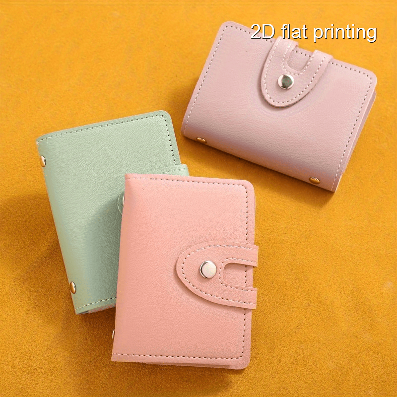 24 Multi-Slot ID Card Holder Ultra-Thin Credit Card Holder for Men and Women Bank Card Storage Bag