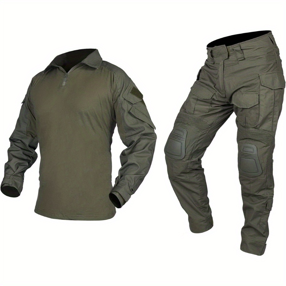 Idogear Men's G3 Tactical Outfit With Knee And Elbow In Camouflage