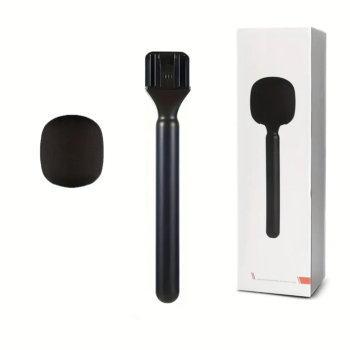 TEMU Microfono Wireless ABS Resistente - Supporto Ergonomico per Interviste, Podcast, TV, Connettore XLR, Senza Batterie, Accessori per Podcast |