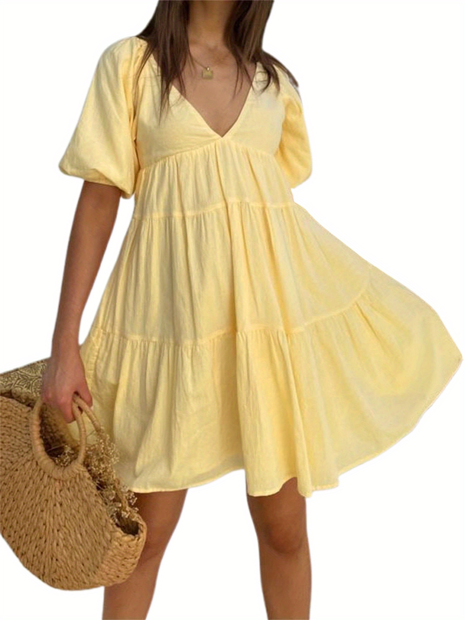 chinese dress ladies Momyknows Yellow Knit Off Shoulder Flare Sleeve Mermaid Bodycon Elegant Vacation Photoshoot Baby Shower Maternity Maxi Dress Yellow / M
