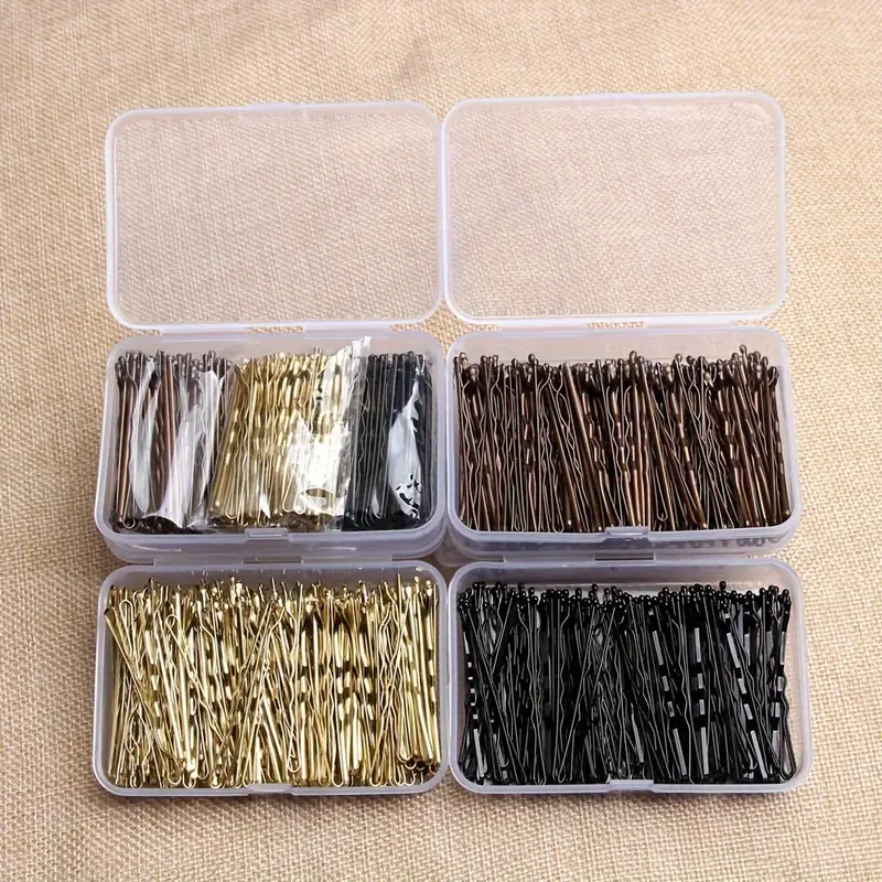 valentines day essential invisible wave bobby pins for women stylish hair clips barrettes with storage box Product details 5