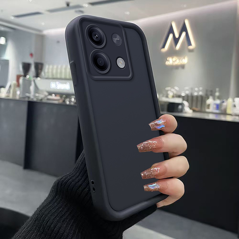 TEMU Phone Case: Solid Color, No Printing, Staircase Phone Case For Redmi Note 13 4g/ 13 Pro 4g/ 13 5g/ 13 Pro 5g/ 13 Pro Plus Full Protection Phone