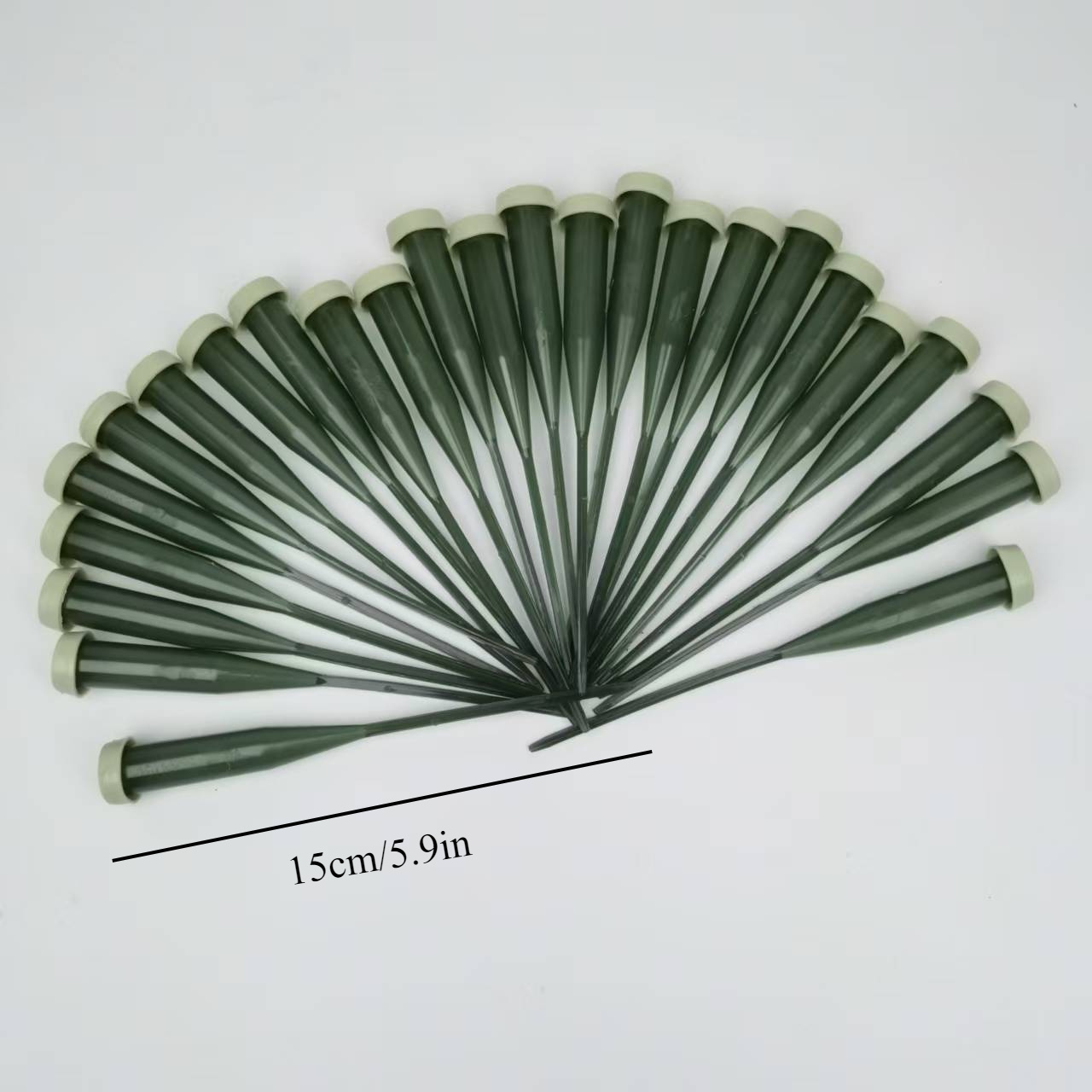 Image of A Set Of 25 Plastic Flower Arrangement Components, Including Long Orchid Tube Flowers, Packaging Materials, Water-retaining Tubes For Phalaenopsis, And Flower Water Storage Tubes