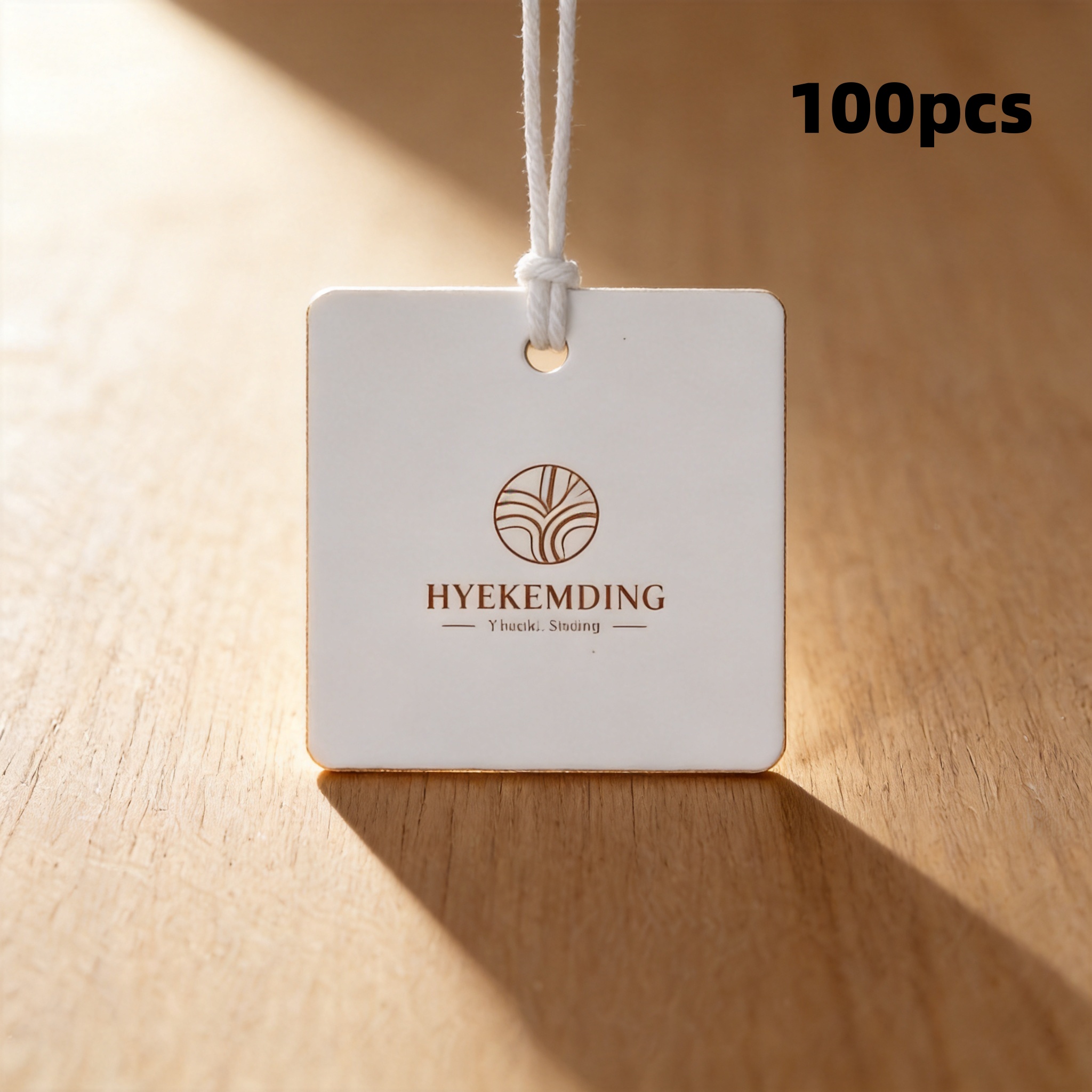 TEMU Custom Clothing Labels Suitable For Retail Stores & Boutiques - Personalized Company Name/contact , Paper Tags With Simple Elegant Design, Price