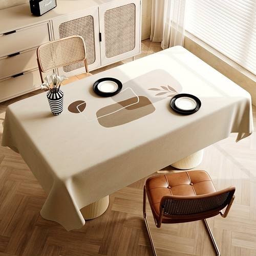 2026 modern minimalist rectangular tablecloth durable and washable multiple sizes suitable for dining tables coffee tables parties and outdoor season