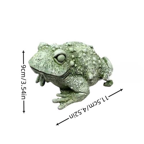 artificial toad frog resin statue decoration is suitable for home garden garden flower pots gardening decoration