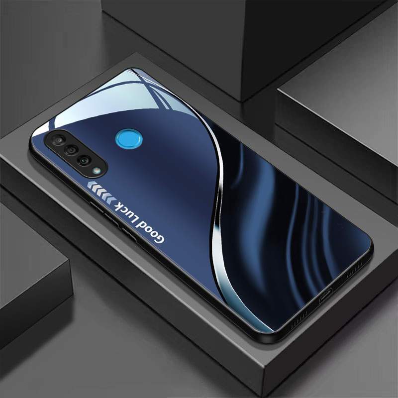 TEMU Custodia per telefono: Adatta per Huawei P30 Lite Nova 4e, pellicola in vetro temperato ultra con piastra posteriore + cornice morbida, custodia