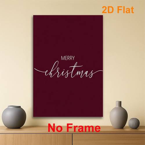 2d flat 2d flat 2d flat 1pc unframed 1pc unframed canvas poster merry christmas canvas art elegant script design on background halloween christmas gifts wall art office room bedroom home wall decor