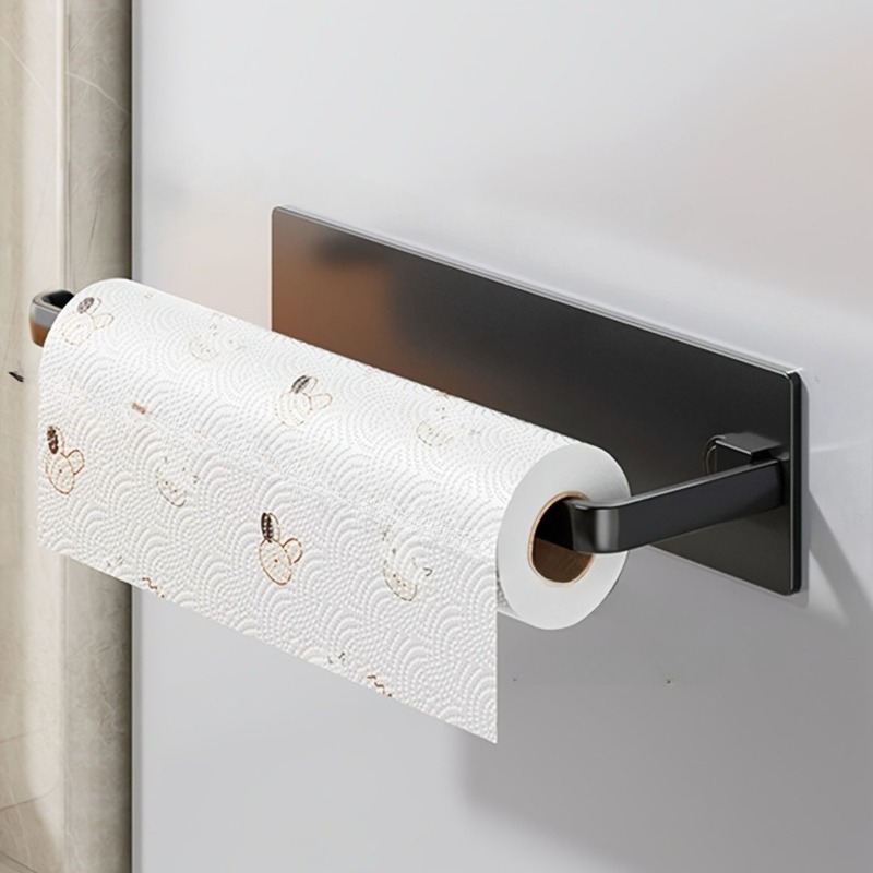 TEMU 1 support multifonctionnel pour torchons de cuisine, support à torchons de cuisine moderne, en plastique robuste, perçage , encombrant, convient