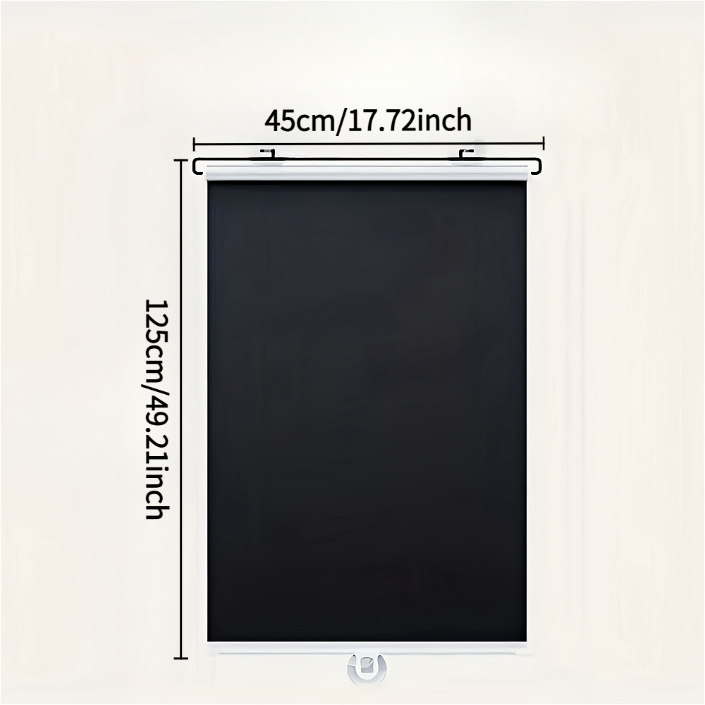 2 Easy-to-install Blackout Curtains with Matching Suction Cups, No Drilling Required. Suitable for Kitchens, Bathrooms, Bedrooms, Car Interiors, and Hallway Sunshades