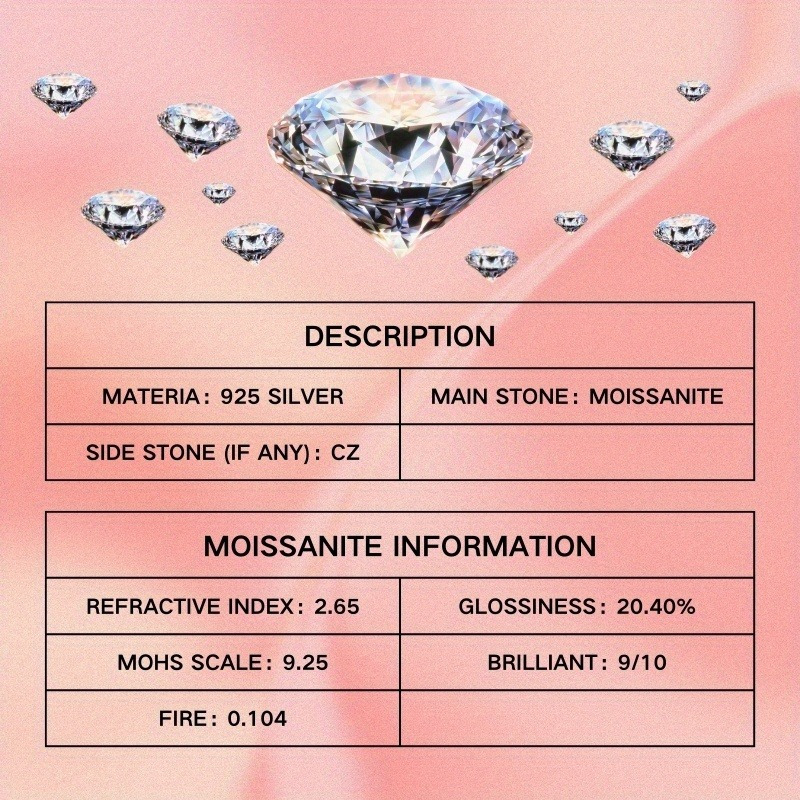 2 Carat Light Blue Moissanite Engagement Ring, Holiday Gift