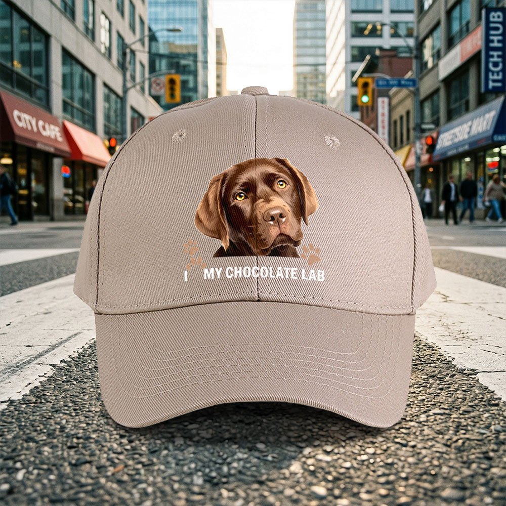 TEMU 1pc Chocolate Labrador Dog Hair Baseball Cap Suitable For Weddings, Parties, Music Festivals, Bachelorette Parties, Options, Ideal Gift And