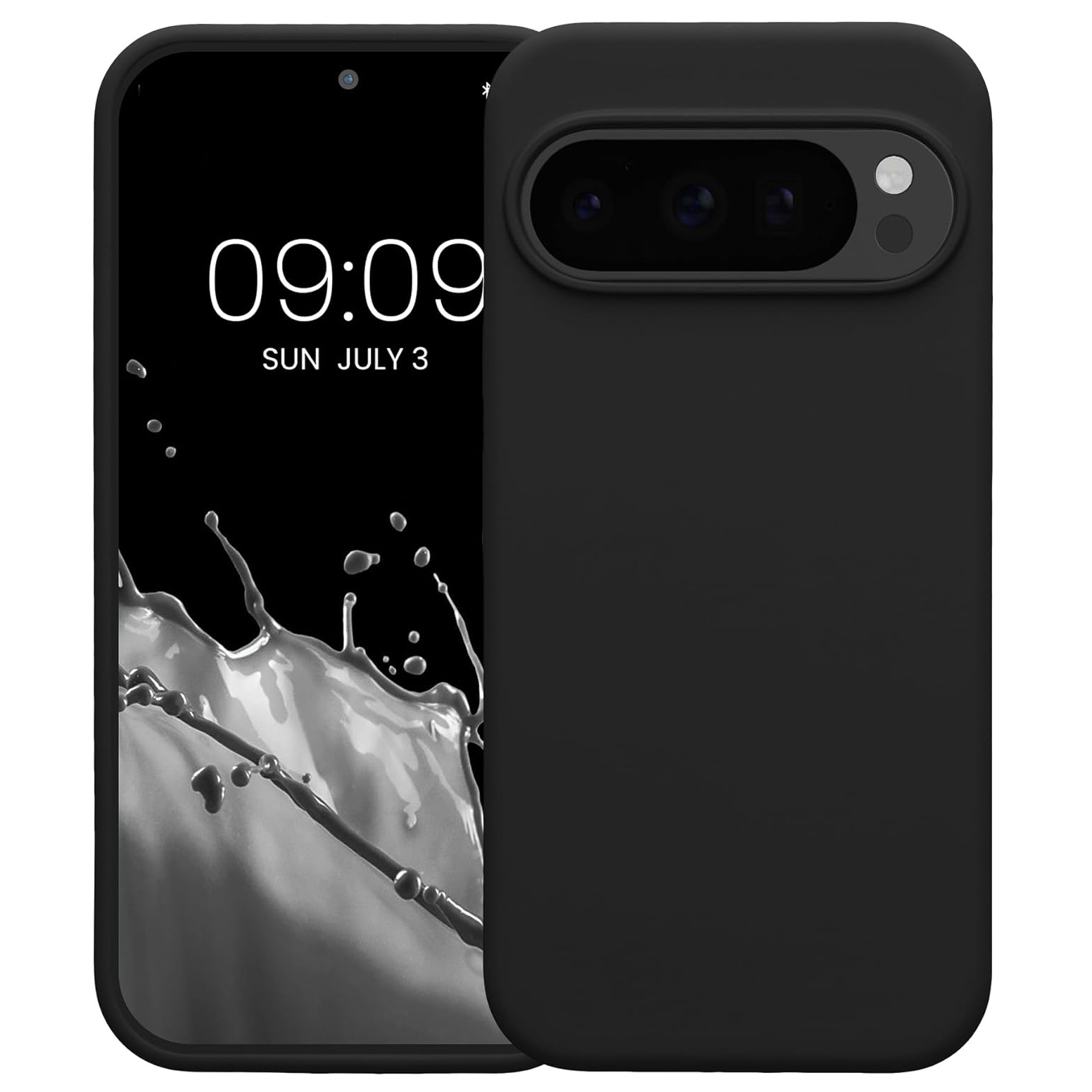TEMU Phone Case - For Google Pixel 10 / Pixel 10 Pro Case Slim Shockproof Flexible Black Matt Soft Silicone Protective Phone Case Cover