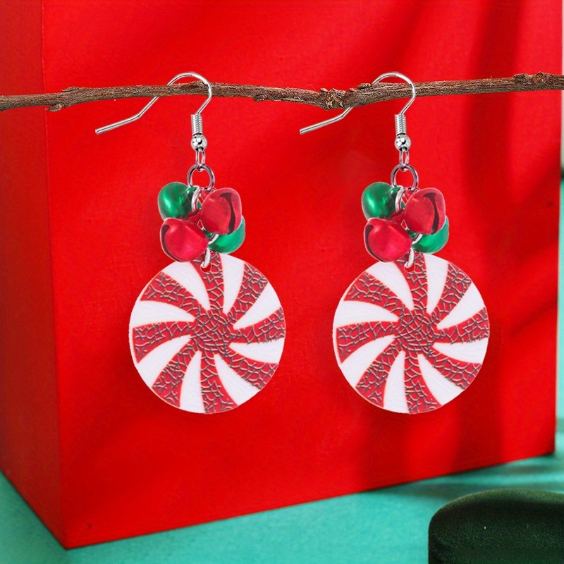 Women's Fashionable Drop Earrings with Christmas Vibe
