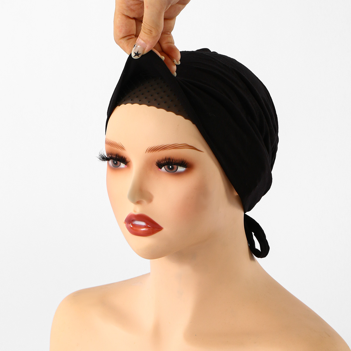 2pcs Non-Slip Solid Color Headscarf for Women