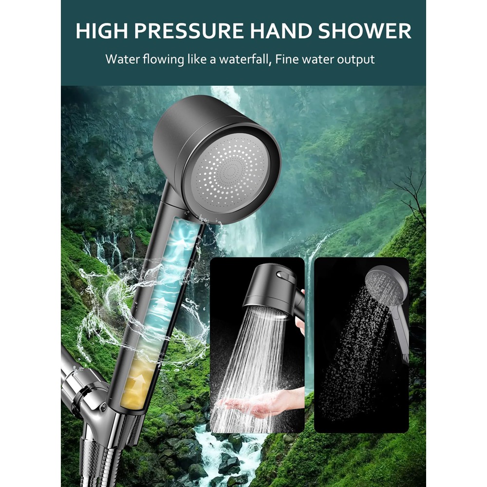 High Efficiency Handheld Bathing System with Advanced Filtration