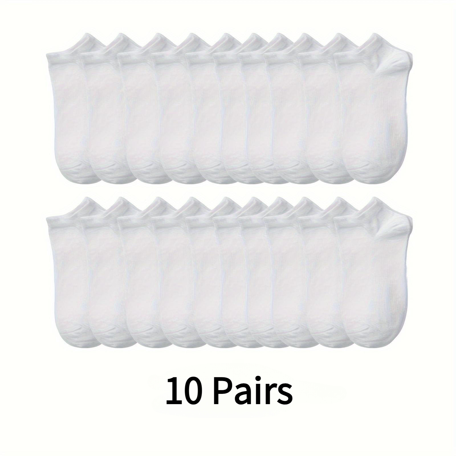 TEMU 5/10/20 Pairs Of Solid Color Low-, Comfortable Casual, Deodorant Breathable Socks, Suitable For Outdoor Sports Invisible Socks And 4pcs Green