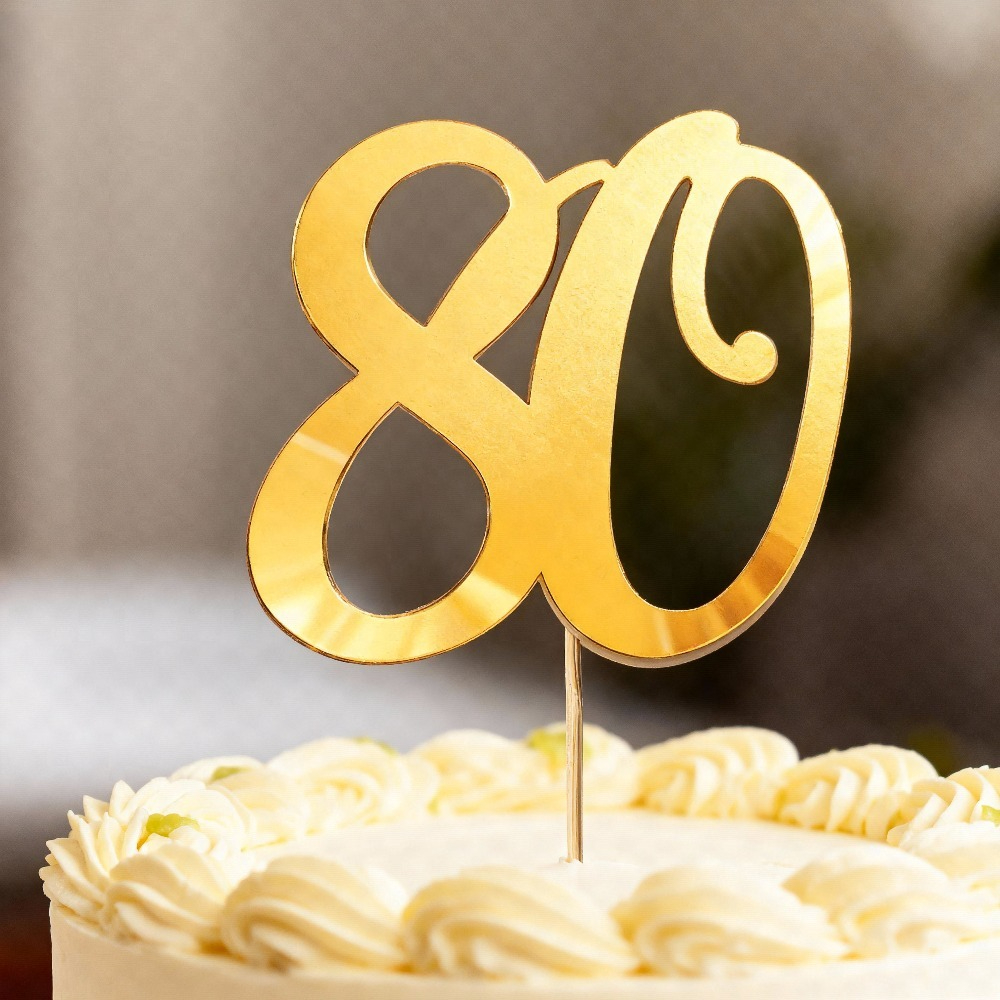 1pc A Topper For Decorating Cakes, Perfect For An 80th Birthday Celebration Or Ruby Anniversary, Featuring Mr. And Mrs. And Celebrating Eighteen Years